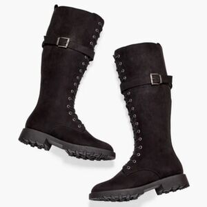 JR WOMEN KNNE-HIGH BLACK BOOTS SIZE 9